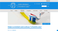 Desktop Screenshot of modryzub.eu